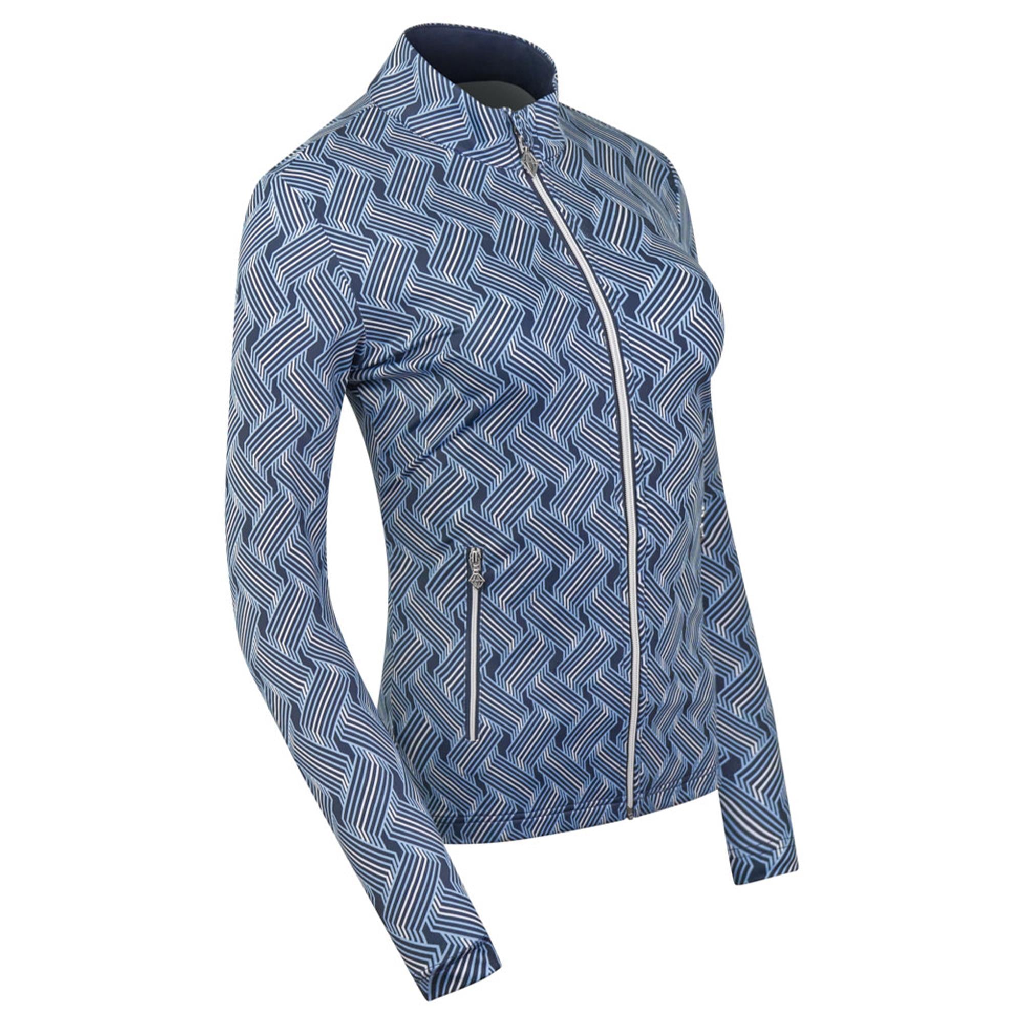 Pure Golf Auttie Winterweight Ladies Golf Mid Layer Optical Weave